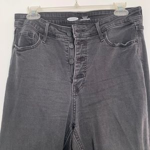 Gray Rockstar Super Skinny High-Rise Jeans